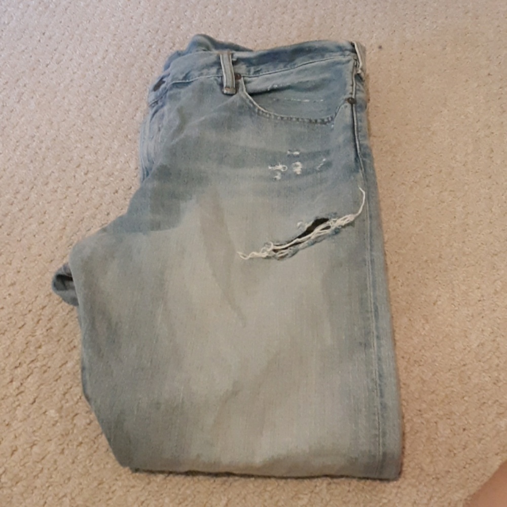 Polo Ralph Lauren faded blue jeans